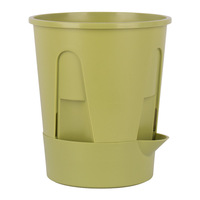 Pot Bunga Plastik Sederhana, Self-Watering, Breathable, Pengontrol Akar, Tebal untuk Anggrek - Tidak Perlu Penyiraman