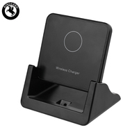 Support de chargeur sans fil 2-en-1 portable 15W à charge rapide pour téléphone de bureau