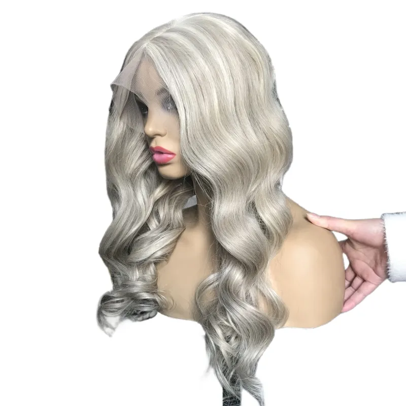 Оптовая продажа, высококачественный парик из 100% натуральных волос на фронтальной сетке, бразильский парик из натуральных волос для чернокожих женщин