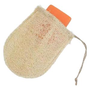 Sac à savon en loofah naturel, écologique, en maille protectrice pour massage, exfoliation, bain et nettoyage - Product Image 5