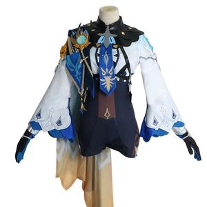 Disfraz de Eula Lawrence para Cosplay, Conjunto de Disfraz, <span class=keywords><strong>Peluca</strong></span>, Uniforme, Flor Ondulada, <span class=keywords><strong>Caballero</strong></span>, Joyería Divertida, Halloween, Carnaval, Mujer - Product Image 2