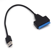 Cable Adaptador USB 3.0 a SATA 3, Convertidor a SATA de 22 Pines para Disco Duro SSD HDD de 1.8/2.5/3.5 Pulgadas