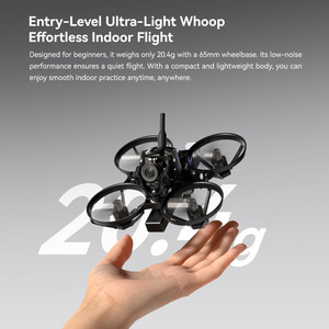 Quadcopter FPV pour débutants, mini drone acrobatique en fibre de carbone, compact et télécommandé - Product Image 1