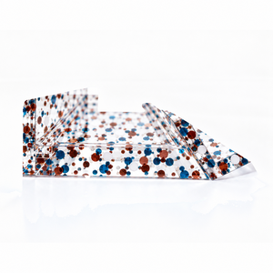 Soportes y Empujadores de Mahjong con Diseño de Puntos Rojos, Blancos y Azules, de Acrílico Transparente de 20 Pulgadas, Accesorios Patrióticos para Juegos, Venta al Por Mayor OEM - Product Image 1