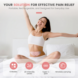 Máquina inalámbrica Tens para el dolor menstrual, venta al por mayor, alivio del dolor menstrual, regalo para niñas - Product Image 2