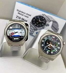 Montre connectée sportive ronde Z18 Max 2025, avec bracelet en acier inoxydable, batterie 300 mAh, étanche IP67, Reloj Inteligente, montre intelligente - Product Image 1