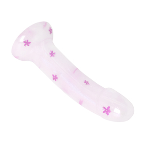 Consolador de silicona rosa con flor de sándalo, juguete de masaje para mujeres y hombres, consolador de silicona - Product Image 6