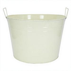 Cubo de bebidas de gran capacidad para el hogar y hoteles, cubo de carbón para chimenea con asa, artesanía metálica, enfriador de champán y vino, cubo de hielo. - Product Image 2