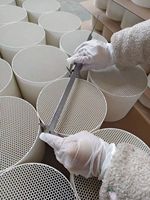 Barra in Ceramica di Mullite per Substrato Catalitico / Supporto Catalitico per Ossidazione VOC / Parti Ceramiche Industriali per Inceneritori RTO e Saldatura