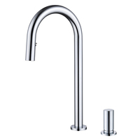 Robinet extractible modulaire transfrontalier pour évier de salle de bain robinet d'eau chaude et froide robinet de lavabo