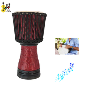 Instrumentos musicales de percusión, juego de batería africana tradicional, <span class=keywords><strong>djembe</strong></span>, materiales de madera, instrumentos musicales, tambores de juguete - Product Image 3