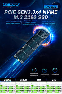 Dizüstü Bilgisayarlar ve Notebooklar için Dahili M.2 NVMe PCIe Gen3.0 SATA 3.0 SSD 128GB/256GB/512GB/1TB - Product Image 6