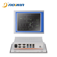 Nodka 10.4 Inch Core I3 I5 I7 CPU Panel PC Tablet Sentuh Resistif yang Dipasang di Dinding