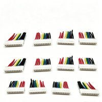 Konektor JST VH 3.96mm 10-Pin Male/Female ke Kabel Ujung Terbuka, Kabel 1007 Multiwarna untuk PCB Peralatan Rumah Tangga Kontrol Industri