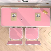Meubles scolaires : Table et chaise, mobilier pour écoles préparatoires et primaires, bureau d'élève pour salle de classe STEM, bureau double.