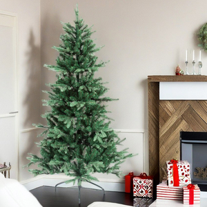 <span class=keywords><strong>Sapin</strong></span> de Noël <span class=keywords><strong>artificiel</strong></span> léger et facile à assembler, type <span class=keywords><strong>sapin</strong></span> canadien, avec 320 aiguilles, design articulé, support métallique, vert, pour les fêtes - Product Image 5