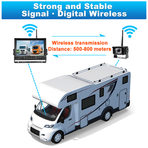 Wireless Backup <b>Camera</b> 9 Inch LCD Monitor Night Vision Parking System DVR Recorder 12V-24V for Truck Trailer Bus Wireless-9-x38 - Product Image 4