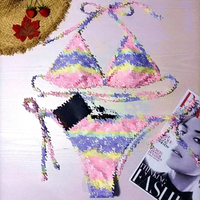 Inspiratieontwerper Merk Zwemkleding Ontwerper Bikini Tweedelig Merk Zwemkleding Beroemd Luxe Merk Zwemkleding