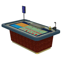 Shaker à dés automatique professionnel YH Casino avec éclairage LED, table de jeu Sic Bo à vendre