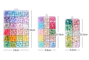 Perles de sceau de <span class=keywords><strong>cire</strong></span>, 24 couleurs de pastilles de <span class=keywords><strong>cire</strong></span> à cacheter en forme de patte <span class=keywords><strong>pour</strong></span> décor de Noël, <span class=keywords><strong>enveloppe</strong></span>, lettre, timbre, scellage d'emballage cadeau - Product Image 2