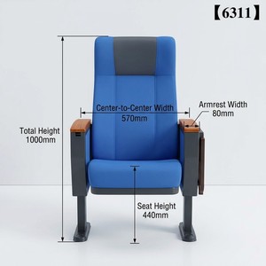 Sièges acoustiques insonorisants pour théâtres, centres d'arts et cinémas – Vente en gros - Product Image 2