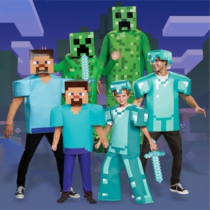 Disfraces de Cosplay de Minecraft Jiedi para Adultos y Niños, Conjunto Unisex para Halloween, Juego de Rol, Primavera 2025, Fuente Transfronteriza - Product Image 1