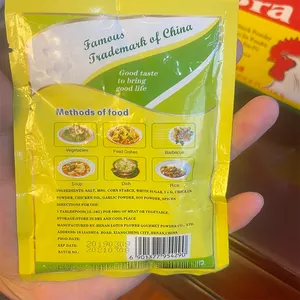 Pó puro de extrato de caldo de frango com osso de frango pré-mistura verde