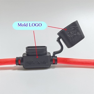 Pemegang sekering Inline kustom dengan penutup kawat <span class=keywords><strong>Harness</strong></span> 8AWG rakitan kabel untuk otomotif perahu mobil laut SUV truk Bus - Product Image 2