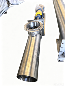 Convoyeur à vis en acier inoxydable 304 pour ligne de blanchiment des amandes - Product Image 1