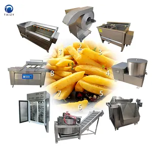 Professional Manufacturer potato chips making equipment french fries machine price