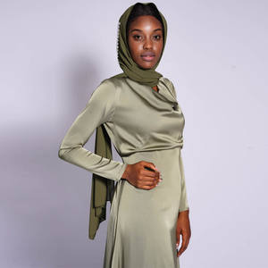Nuova moda moderna abbigliamento etnico donne musulmane Abaya Maxi vestito caftano vestiti islamici Dubai Ramadan abito lungo da sera - Product Image 2
