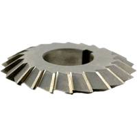 Alat Pemotong HSS Double Angle Milling Cutter Diameter 60-100 60 derajat