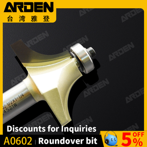 <span class=keywords><strong>ARDEN</strong></span> 1/2 1/4 "Conner Round Over Router Bit con rodamiento Cnc Bit Herramientas de tallado de madera <span class=keywords><strong>Arden</strong></span> Router Bit - Product Image 5