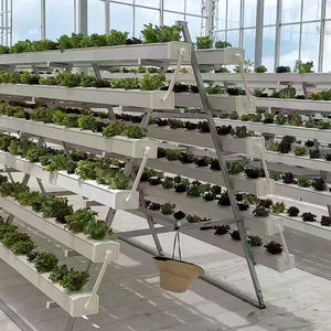 Kit de propagation des semis de plateaux de dôme d'humidité de système de support empilable, support hydroponique de 10 couches <span class=keywords><strong>longueur</strong></span> de 4M - Product Image 3