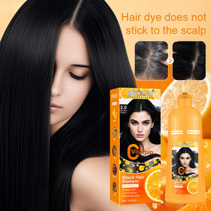 Mokeru <span class=keywords><strong>แชมพู</strong></span>สระผมแบบถาวรสำหรับผู้ชายผู้หญิงน้ำยาย้อมผม<span class=keywords><strong>ป</strong></span>ราศจากแอมโมเนีย VC สีส้มสีดำ - Product Image 4