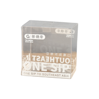 Boîte de présentation pliable transparente personnalisée, forme personnalisable, impression de logo, emballage en plastique PET fait main pour