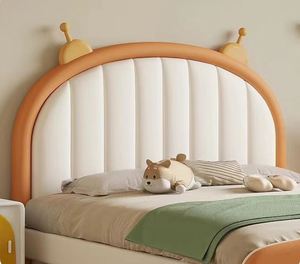 Cama de niño famoso de Internet para niño, cama de madera maciza de 1,2 m, cama de princesa para niña, cama moderna, 1,5 m - Product Image 6