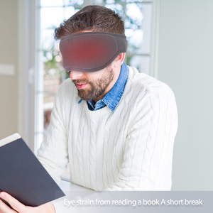 חום לח דחיסה eyemask חם מילוי פשתן מסכה עיניים מחומם פשתן עבור עיניים יבשות נפוחות - Product Image 4