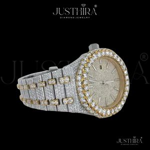 Top Selling Moissanite Diamond Quartz <b>Watch</b> <b>Women</b> Fashion Jewelry Waterproof Gift <b>Watch</b> Available In Bulk Quantity - Product Image 2