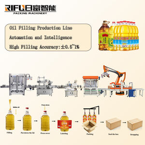 Automatische Speiseöl füllung Capping Labeling Packaging Production Line - Product Image 1