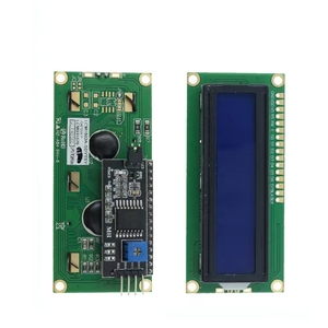 Écran <span class=keywords><strong>LCD</strong></span> 1602 <span class=keywords><strong>16x2</strong></span> avec rétroéclairage bleu 5V pour <span class=keywords><strong>Arduino</strong></span> - Product Image 1