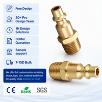 M10 M12 M14 1/4 "3/8" 1/2 "BSP NPT filetage mâle raccord pneumatique américain Type US ligne d'air raccord rapide connecteur