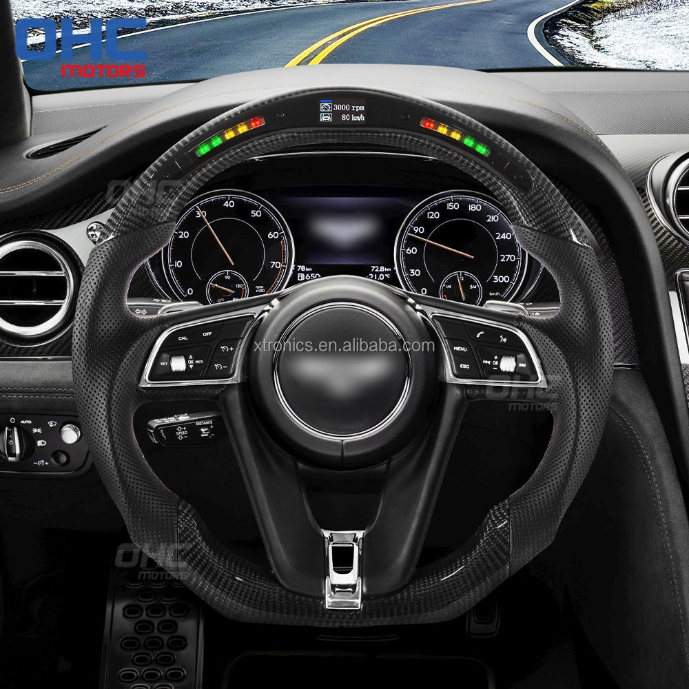 ビレット風　カスタム　ステアリングホイール ck-parts_ot0386