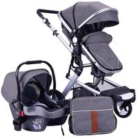 Poussettes de luxe pour bébés, voitures, landaus, trotteur, poussette, carito, landau avec siège de voiture, 3 en 1, combo wagon