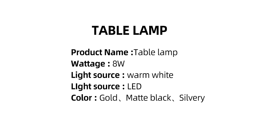 Nordic Modern Study Indoor Iron LED Officeworks Reading Desk Table Lamp Light For BedRoom