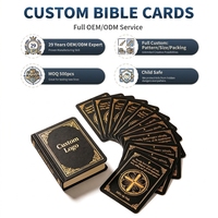 Ensemble de cartes d'histoires bibliques pour la réflexion spirituelle familiale, méditation et dévotion, personnalisé et de qualité supérieure