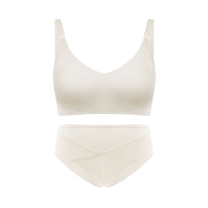 M-3XL enceinte sans couture <span class=keywords><strong>sous</strong></span>-vêtements de maternité allaitement soutien-gorge et culotte <span class=keywords><strong>ensemble</strong></span> - Product Image 1