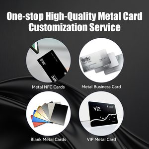 Tarjetas Metálicas Inteligentes sin Contacto, Personalizadas con Código QR, Acero Cepillado, Tarjetas de Visita NFC, Etiquetas Metálicas Grabadas Personalizadas - Product Image 6