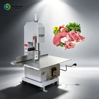 Scie à os professionnelle pour couper les grandes ossements congelés avant le processus de broyage pour l'alimentation animale