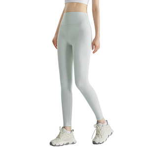 Pantalones de Yoga para mujer de cintura 2025, ropa de Fitness ajustada para exteriores con bolsillos, mallas de sensación desnuda de otoño al por mayor - Product Image 4